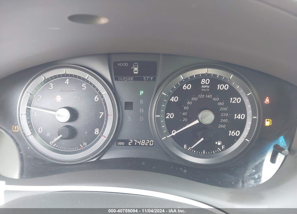 2008 LEXUS ES 350 VIN: JTHBJ46G082263573