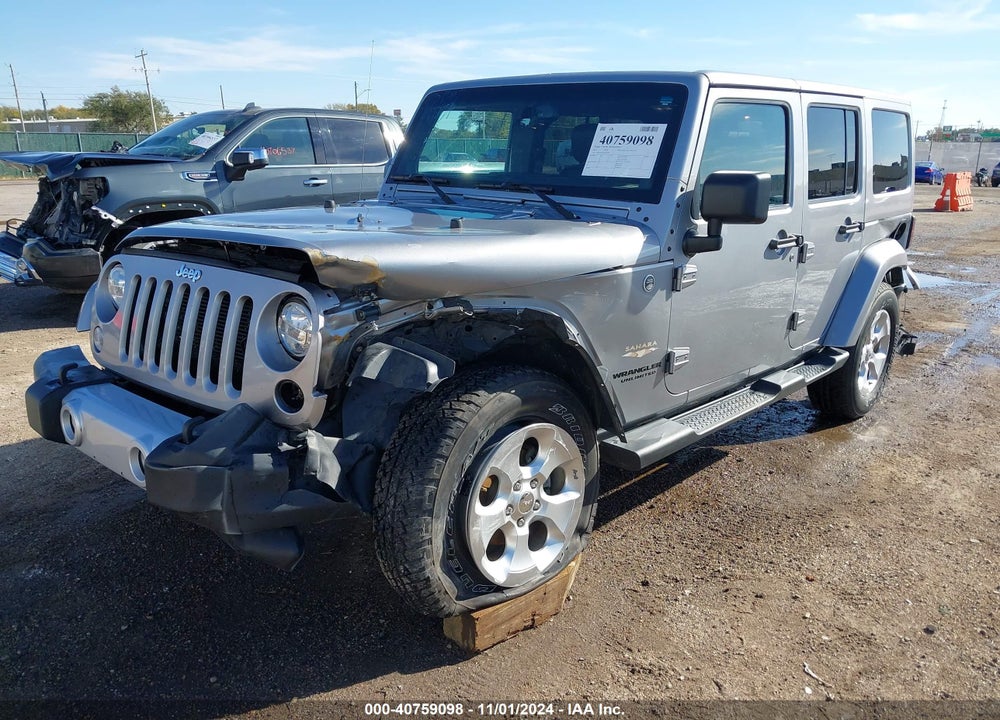 2014 JEEP WRANGLER UNLIMITED SAHARA VIN: 1C4BJWEG7EL204363
