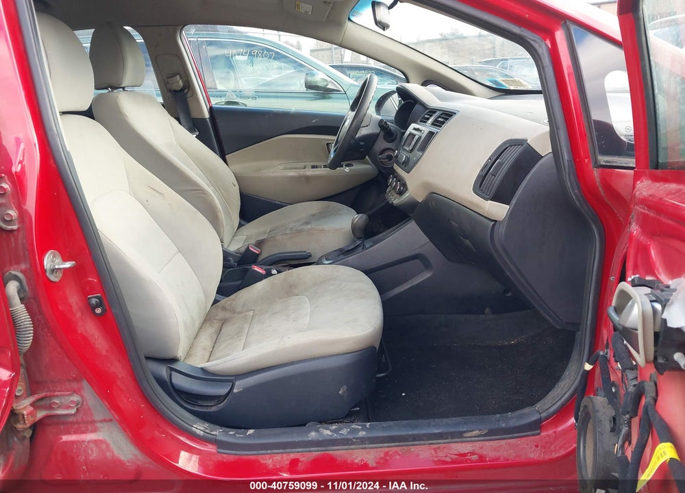 2012 KIA RIO5 LX VIN: KNADM5A32C6026738