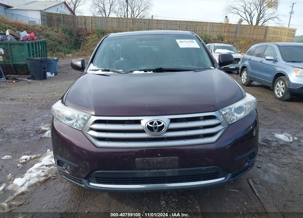 2013 TOYOTA HIGHLANDER BASE V6 (A5) VIN: 5TDBK3EH7DS272664