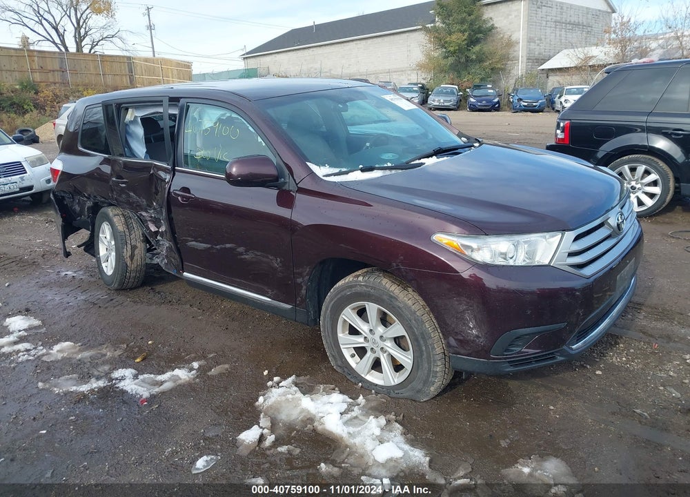 2013 TOYOTA HIGHLANDER BASE V6 (A5) VIN: 5TDBK3EH7DS272664