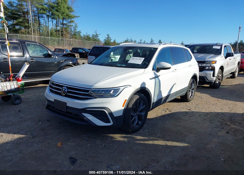 2022 VOLKSWAGEN TIGUAN 2.0T SE VIN: 3VV2B7AX9NM082811