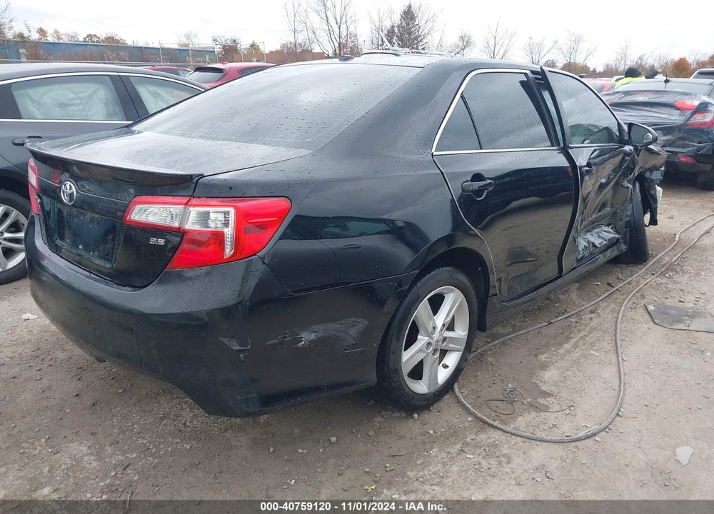 2012 TOYOTA CAMRY SE VIN: 4T1BF1FK7CU569541