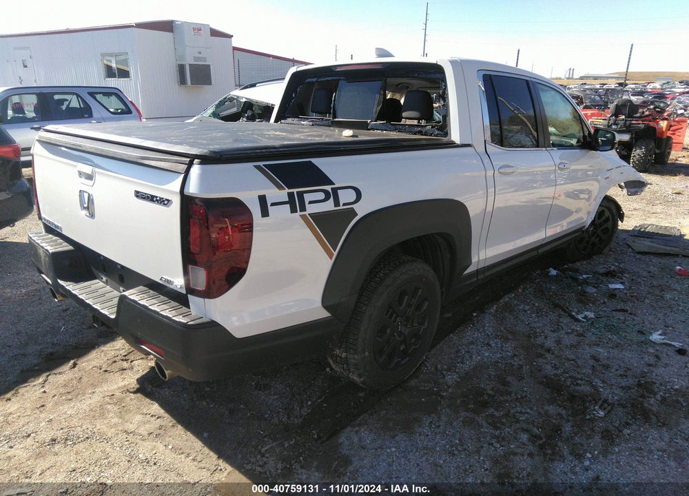 2023 HONDA RIDGELINE RTL VIN: 5FPYK3F55PB019731