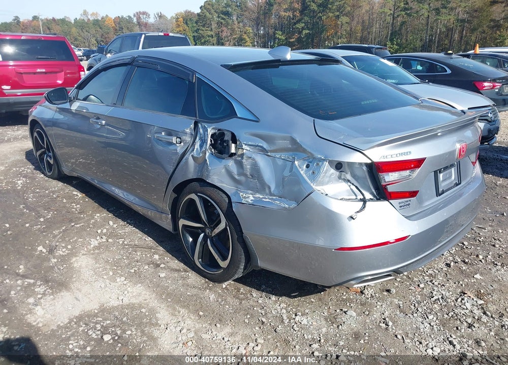 2019 HONDA ACCORD SPORT 2.0T VIN: 1HGCV2F33KA036520