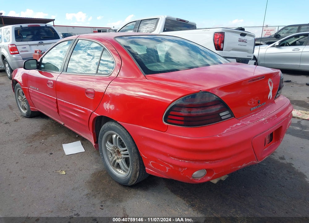 1999 PONTIAC GRAND AM SE1 VIN: 1G2NE52T5XC561142