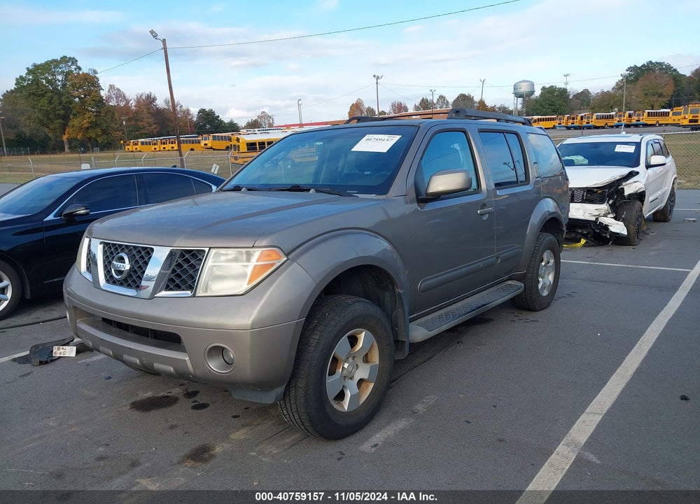 2007 NISSAN PATHFINDER SE VIN: 5N1AR18UX7C629499