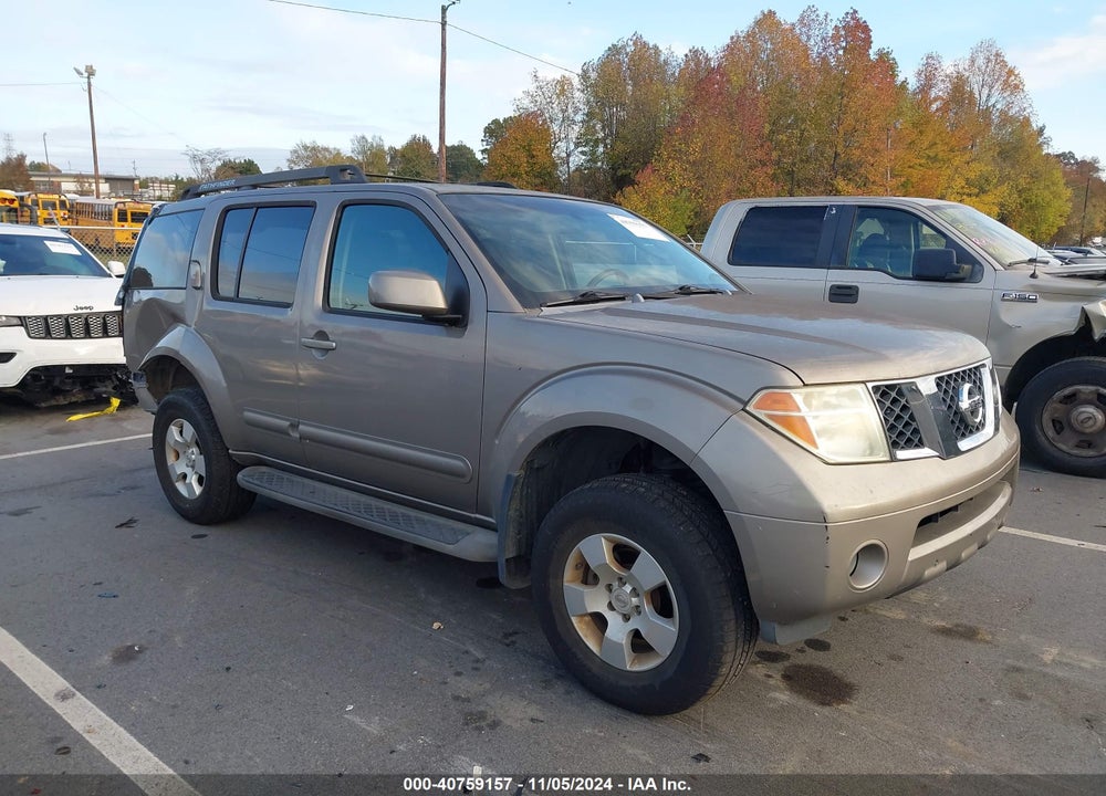 2007 NISSAN PATHFINDER SE VIN: 5N1AR18UX7C629499