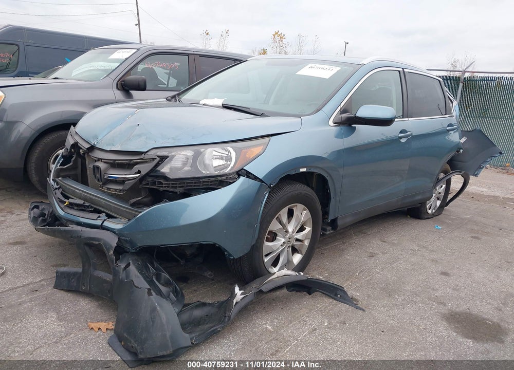 2013 HONDA CR-V EX-L VIN: 5J6RM4H73DL070191