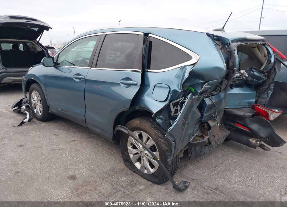 2013 HONDA CR-V EX-L VIN: 5J6RM4H73DL070191