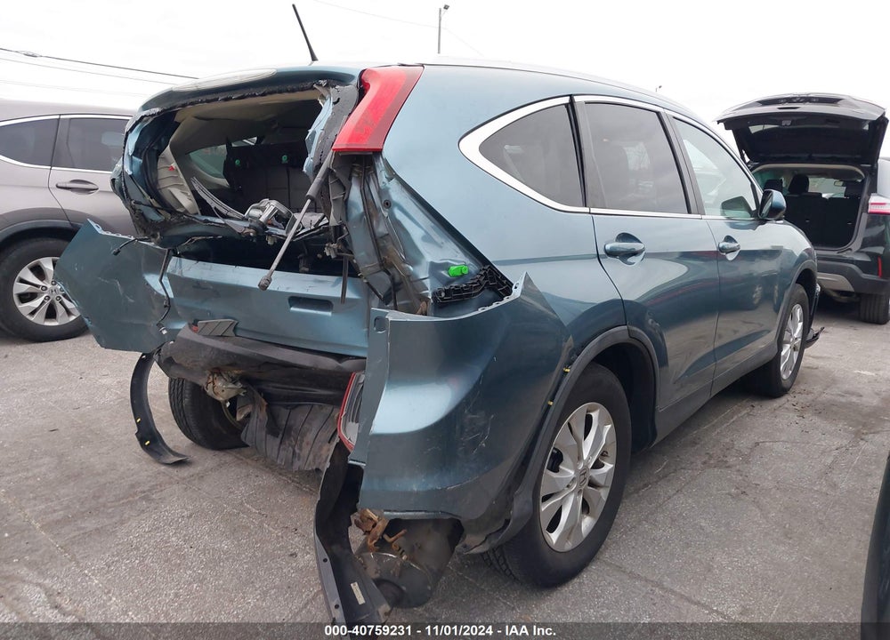 2013 HONDA CR-V EX-L VIN: 5J6RM4H73DL070191