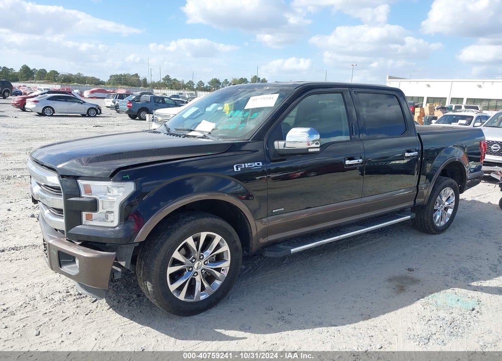 2016 FORD F-150 LARIAT VIN: 1FTEW1CG5GFC71677