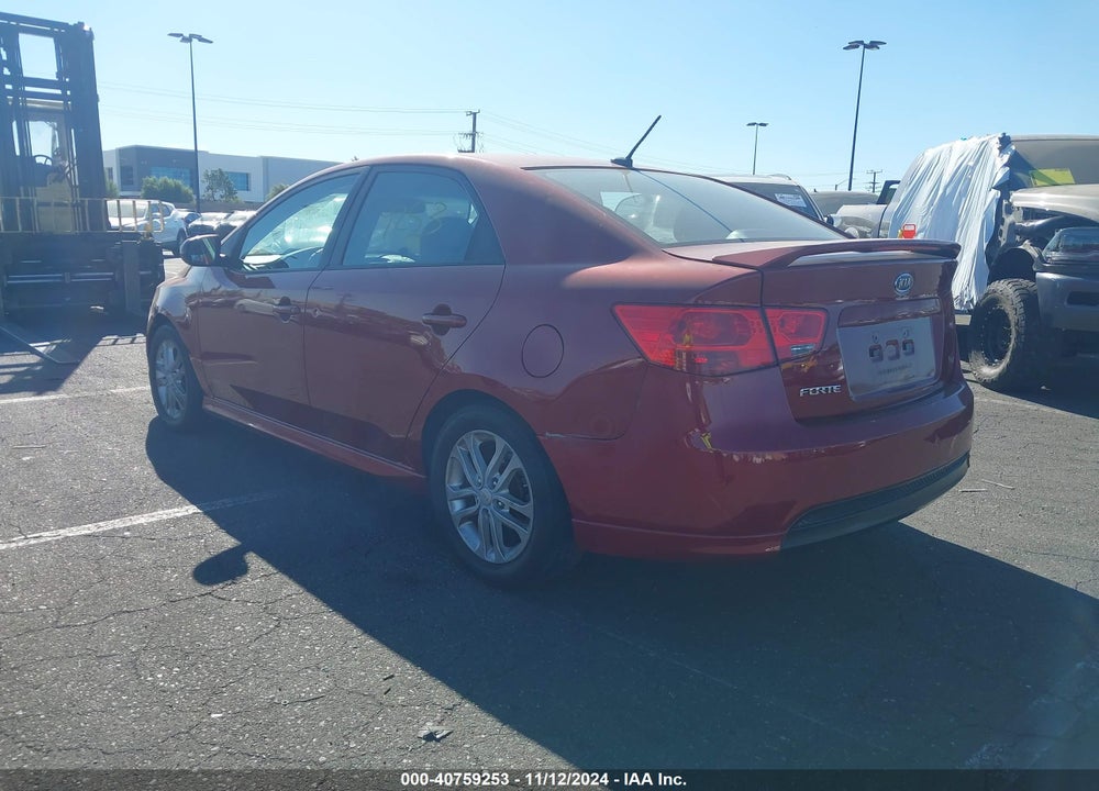 2012 KIA FORTE EX VIN: KNAFU4A22C5589434