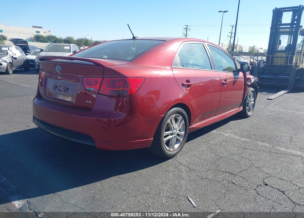 2012 KIA FORTE EX VIN: KNAFU4A22C5589434