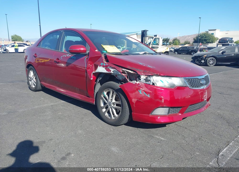2012 KIA FORTE EX VIN: KNAFU4A22C5589434