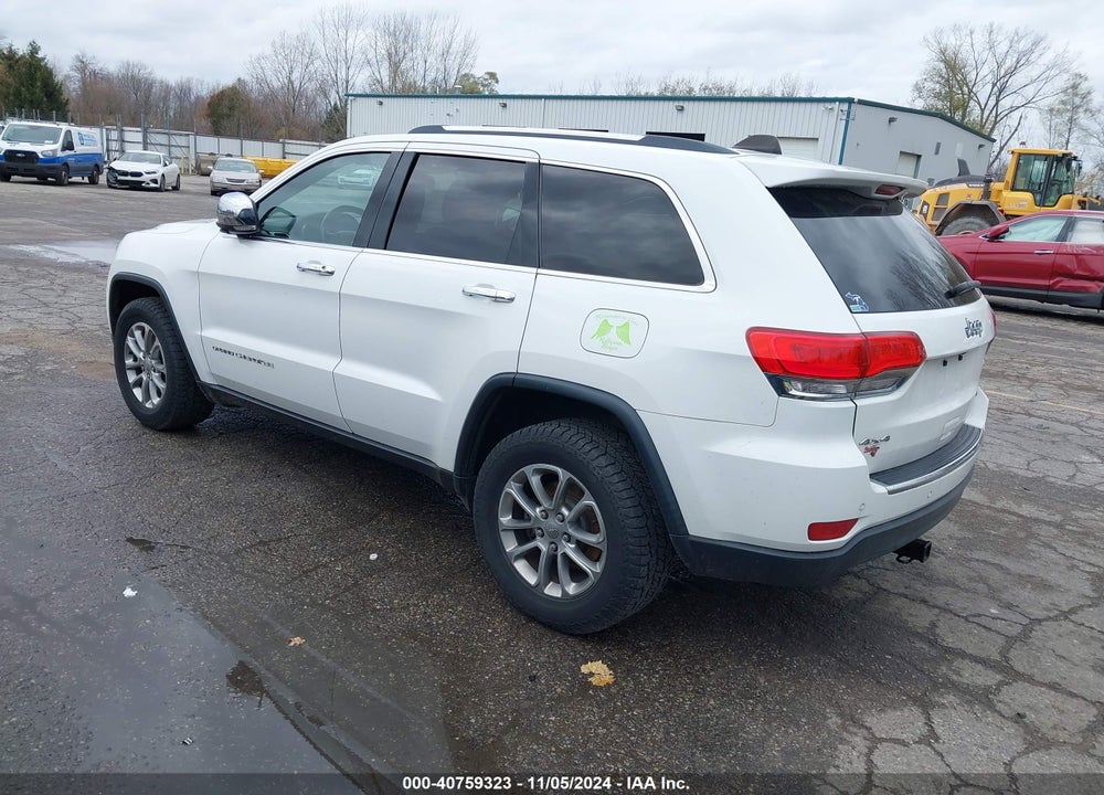 2016 JEEP GRAND CHEROKEE VIN: 1C4RJFBG5GC409072