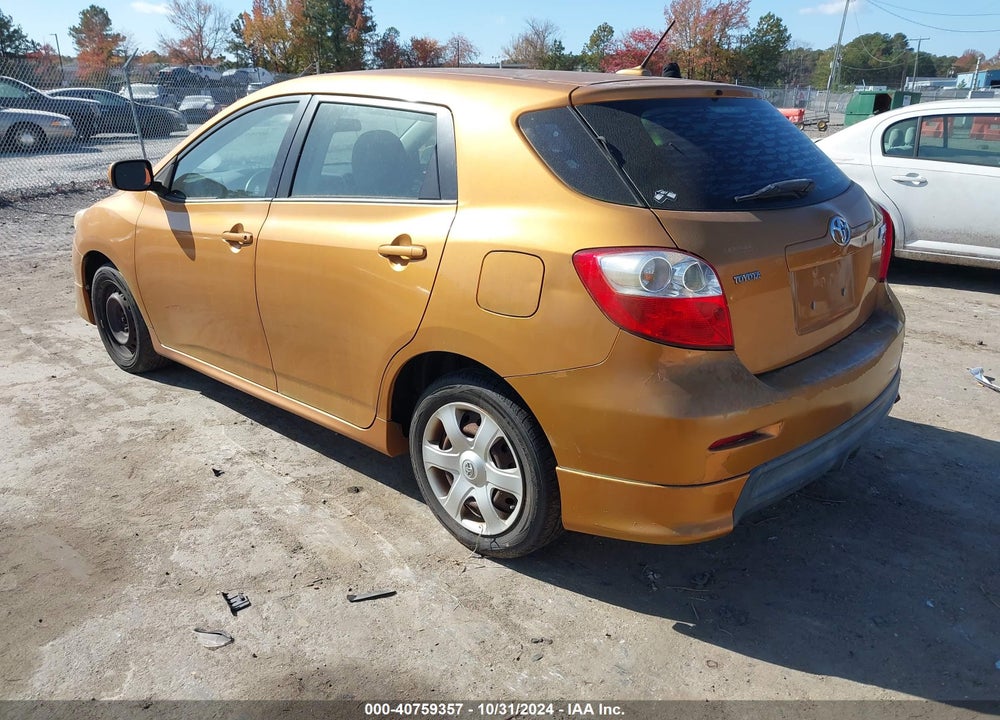 2009 TOYOTA MATRIX S VIN: 2T1KE40E69C030510