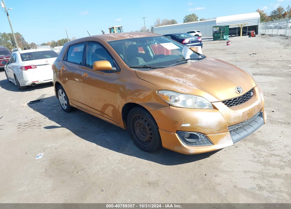 2009 TOYOTA MATRIX S VIN: 2T1KE40E69C030510
