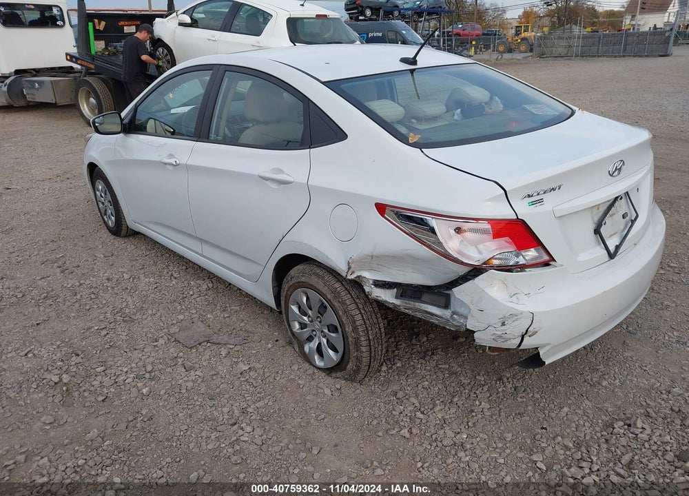 2017 HYUNDAI ACCENT SE VIN: KMHCT4AE3HU366637