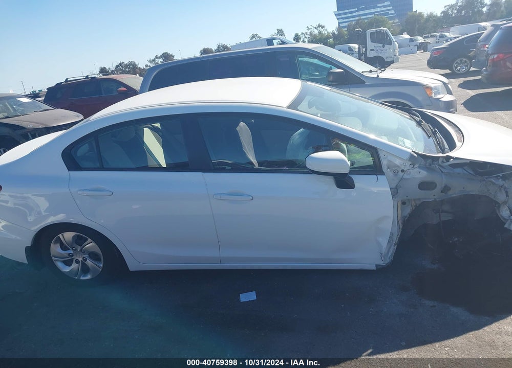 2014 HONDA CIVIC LX VIN: 19XFB2F56EE224729