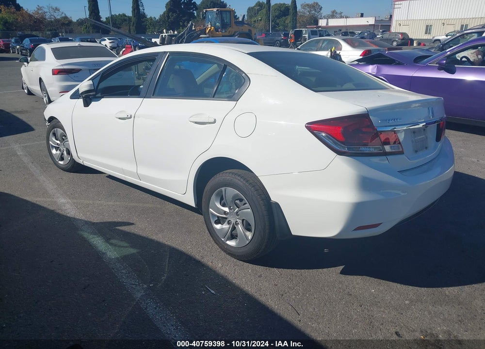 2014 HONDA CIVIC LX VIN: 19XFB2F56EE224729