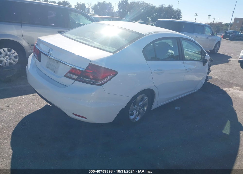 2014 HONDA CIVIC LX VIN: 19XFB2F56EE224729