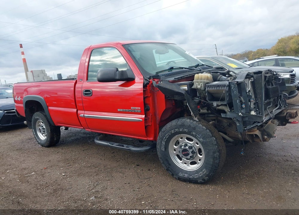 2005 GMC SIERRA 2500HD SLE VIN: 1GTHK242X5E141933