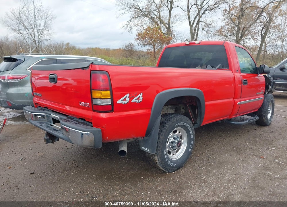 2005 GMC SIERRA 2500HD SLE VIN: 1GTHK242X5E141933