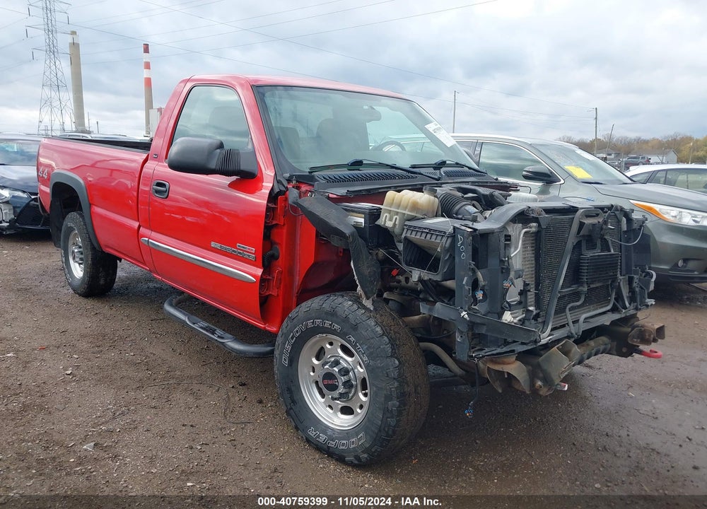 2005 GMC SIERRA 2500HD SLE VIN: 1GTHK242X5E141933
