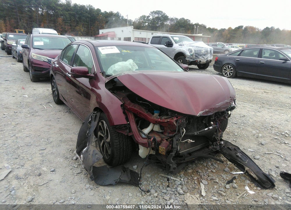 2016 HONDA ACCORD EX VIN: 1HGCR2F70GA012707