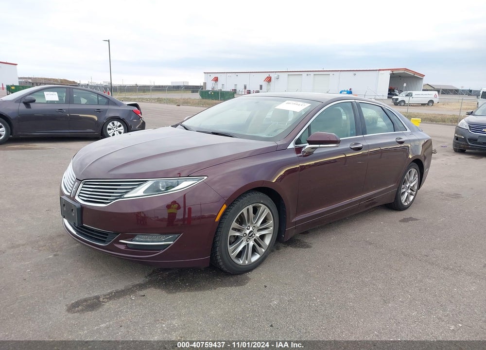 2013 LINCOLN MKZ VIN: 3LN6L2J98DR814053