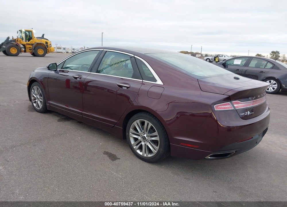 2013 LINCOLN MKZ VIN: 3LN6L2J98DR814053