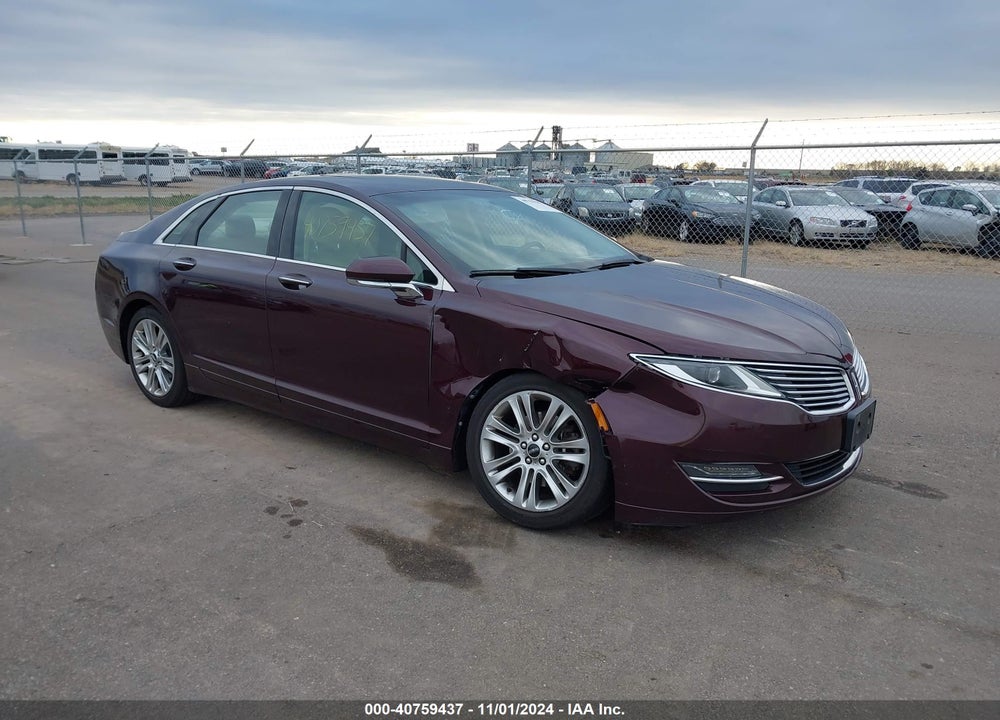 2013 LINCOLN MKZ VIN: 3LN6L2J98DR814053