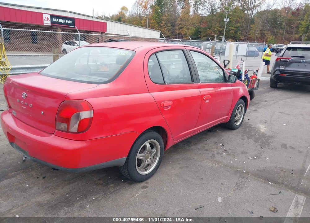 2001 TOYOTA ECHO VIN: JTDBT123X10193031