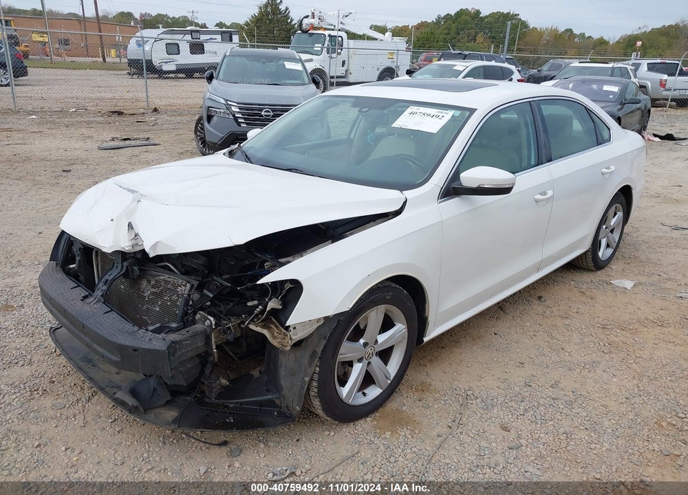 2013 VOLKSWAGEN PASSAT 2.5L SE VIN: 1VWBP7A31DC128755