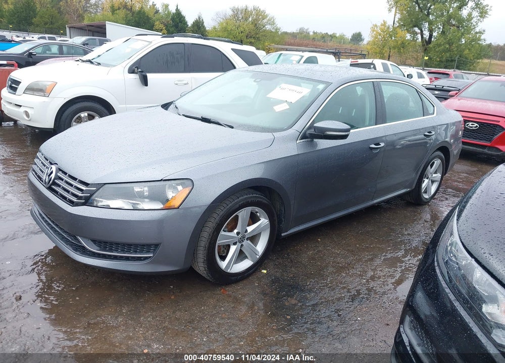 2013 VOLKSWAGEN PASSAT 2.0L TDI SE VIN: 1VWBN7A38DC032045