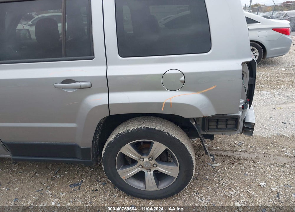 2016 JEEP PATRIOT HIGH ALTITUDE EDITION VIN: 1C4NJRFB3GD692628