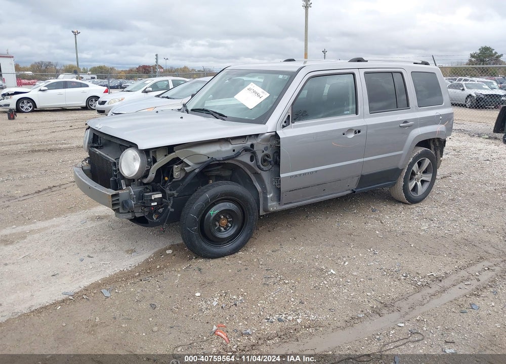 2016 JEEP PATRIOT HIGH ALTITUDE EDITION VIN: 1C4NJRFB3GD692628