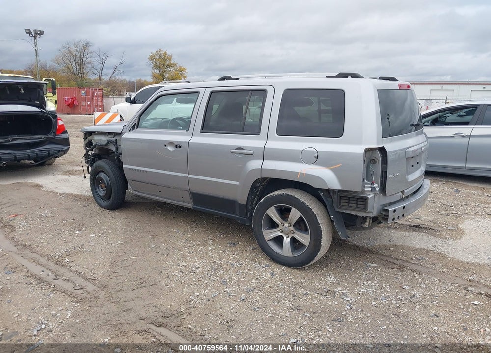 2016 JEEP PATRIOT HIGH ALTITUDE EDITION VIN: 1C4NJRFB3GD692628
