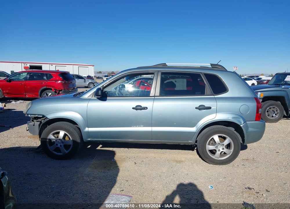 2008 HYUNDAI TUCSON GLS VIN: KM8JM12B08U859523