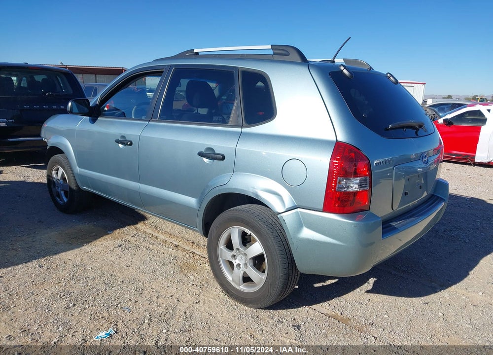 2008 HYUNDAI TUCSON GLS VIN: KM8JM12B08U859523