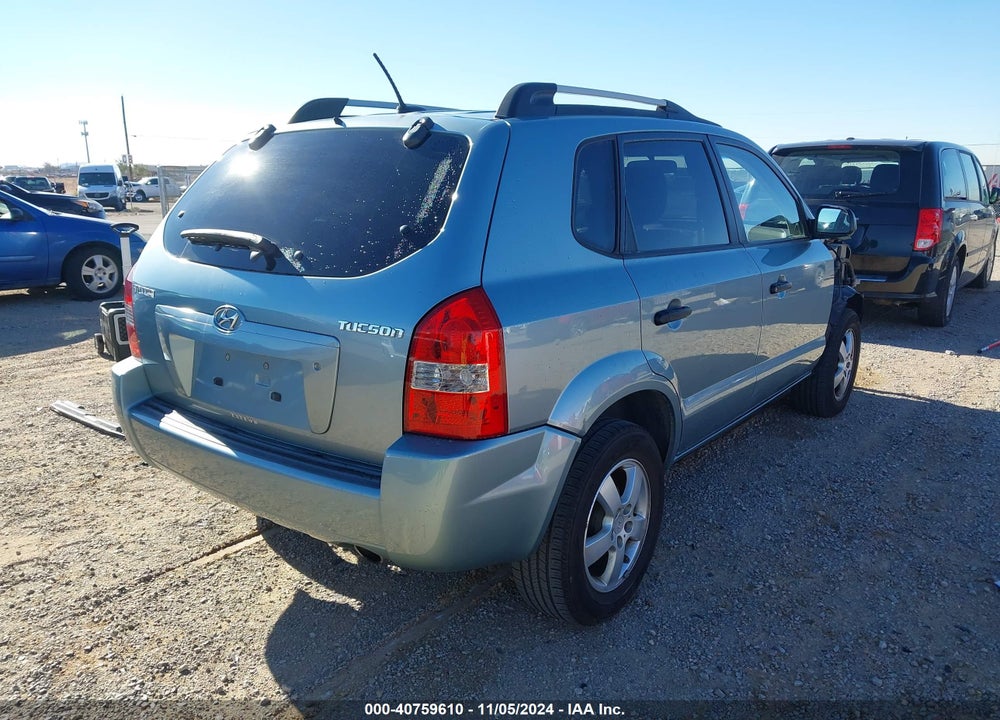 2008 HYUNDAI TUCSON GLS VIN: KM8JM12B08U859523