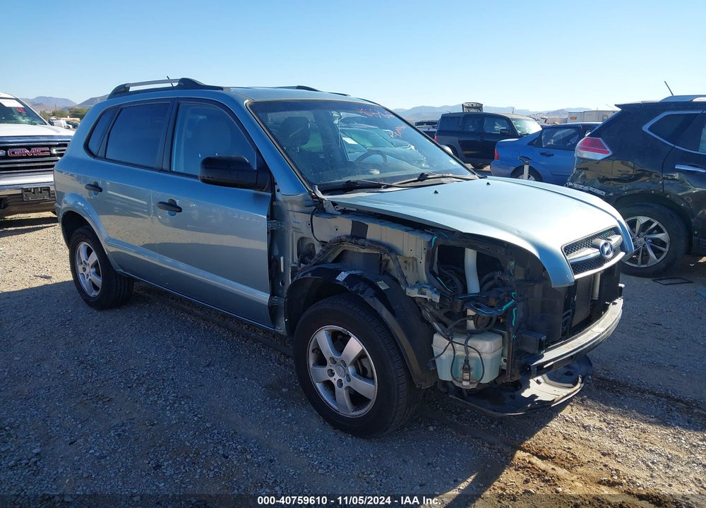 2008 HYUNDAI TUCSON GLS VIN: KM8JM12B08U859523