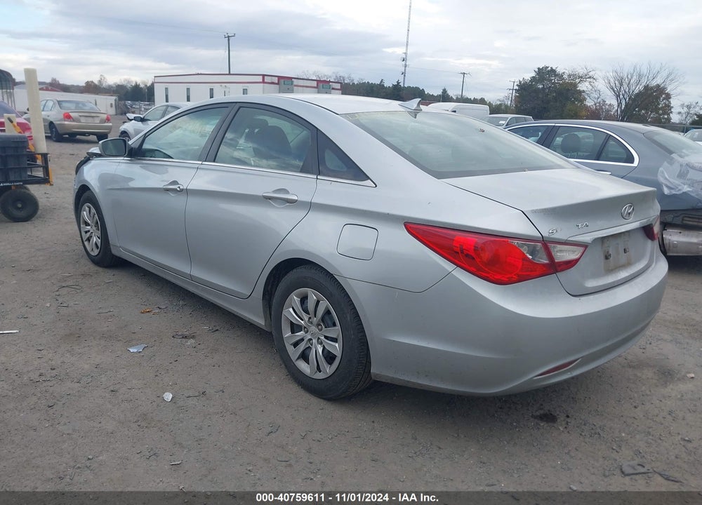 2012 HYUNDAI SONATA GLS VIN: 5NPEB4AC4CH325063
