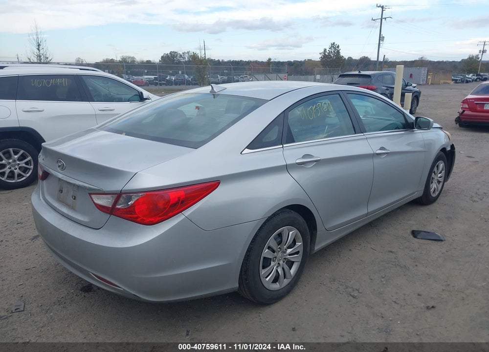 2012 HYUNDAI SONATA GLS VIN: 5NPEB4AC4CH325063