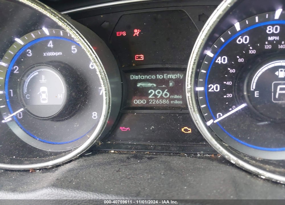 2012 HYUNDAI SONATA GLS VIN: 5NPEB4AC4CH325063