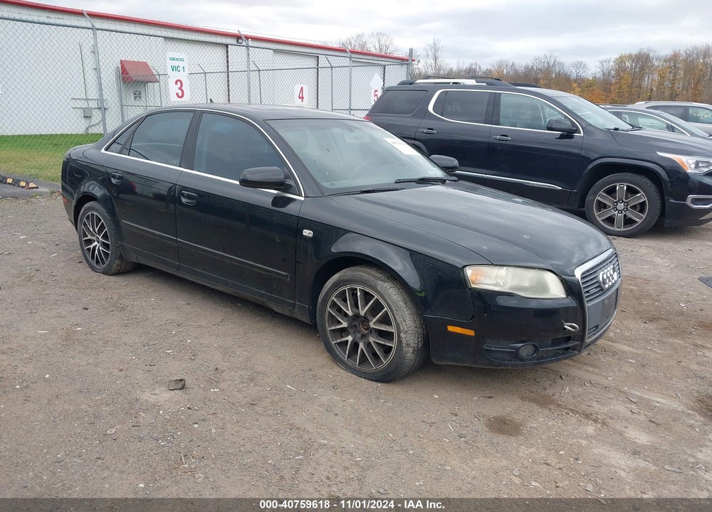 2007 AUDI A4 2.0T VIN: WAUDF78E77A099720