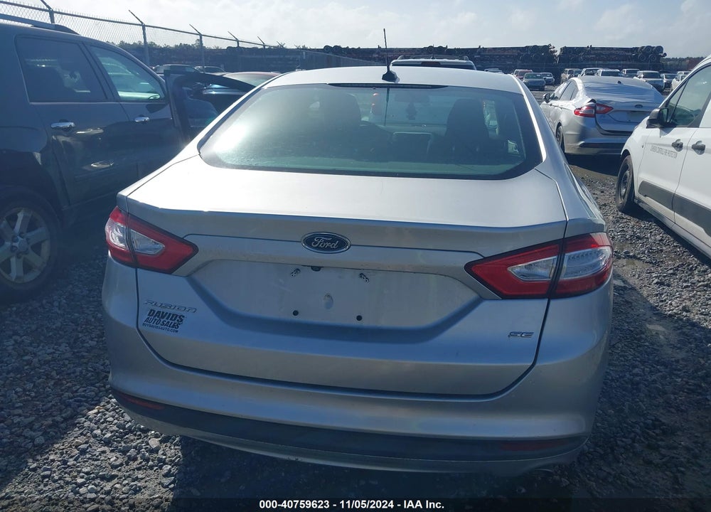 2016 FORD FUSION SE VIN: 3FA6P0H72GR345635