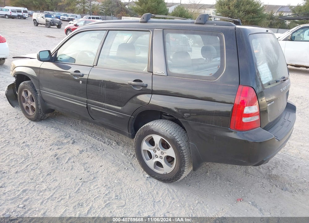 2003 SUBARU FORESTER XS VIN: JF1SG65643H759489
