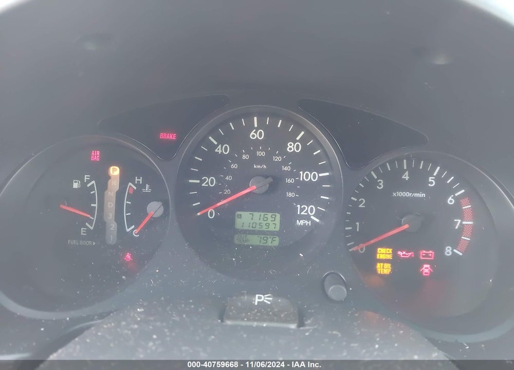 2003 SUBARU FORESTER XS VIN: JF1SG65643H759489